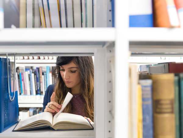 Dive into the world of knowledge: The ETH Library. (Photograph: ETH Zurich / Alessandro Della Bella)
