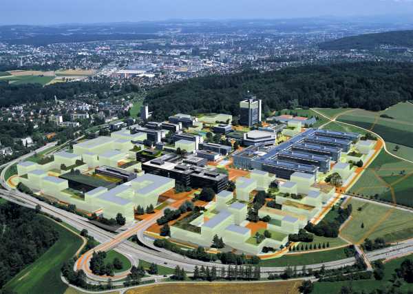 2005: The Science City master plan lays the foundation for the further development of the Hönggerberg site into a campus with a city neighbourhood feel. (Photograph: ETH Zürich / KCAP International)