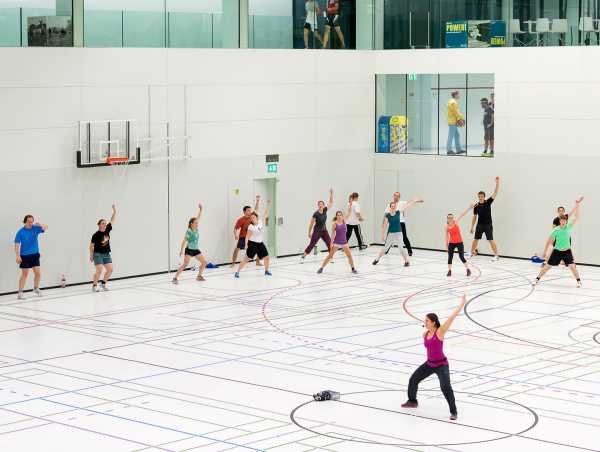Fitness and fun: Hönggerberg Sport Center (Photograph: Alessandro Della Bella)