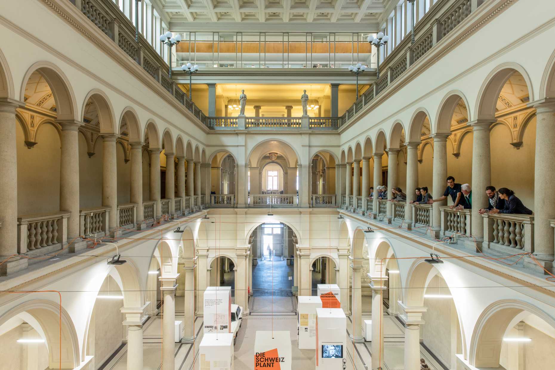 An exhibition in the ETH Main Building