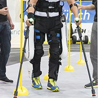 Flexible knees for exoskeletons