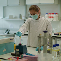 woman in laboratory