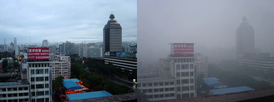 Enlarged view: Peking Sommersmog