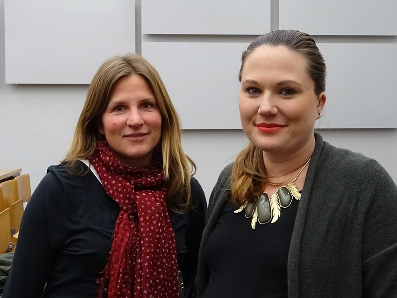 Committee members Barbara Krummenacher and Beatrice Näf. (Photo: ETH Zurich/Florian Meyer)