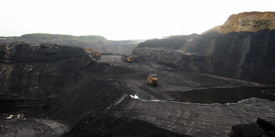 Enlarged view: Kohlebergwerk in Indien