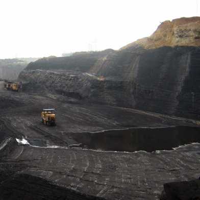 Kohlebergwerk in Indien