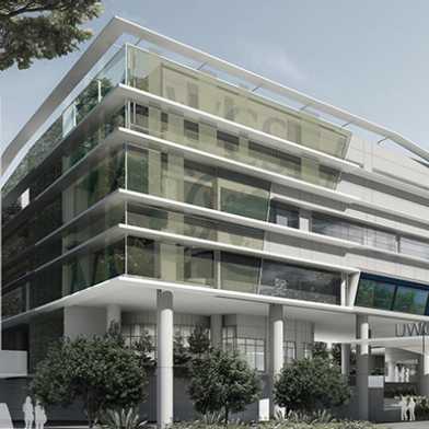 vision of an energy-efficient office building