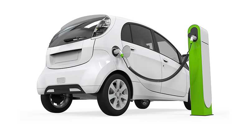 Enlarged view: plug-in electric car