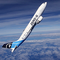 On board the Airbus A310 Zero-G flew an experiment of ETH Zurich. 