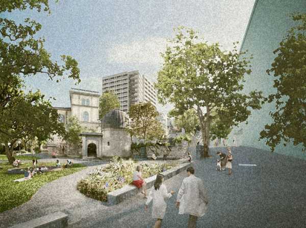 The interplay of green space and buildings is a key aspect of the urban planning. (Image: Canton of Zurich Building Department)