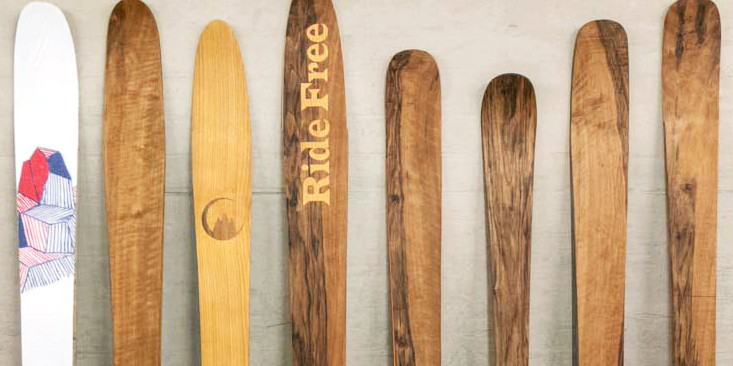 skis built by students