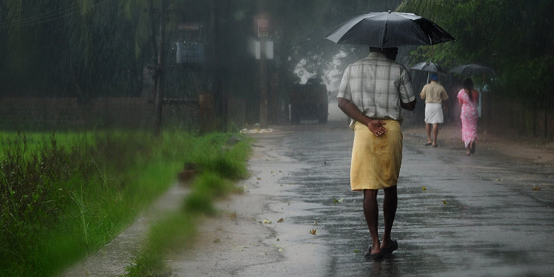 Monsunzeit in Indien: die starken Niederschlägen könnten sich in Zukunft verstärken, weil die Geschwindigkeit von Aufwinden dort stark zunimmt. (Bild: flickr.com)