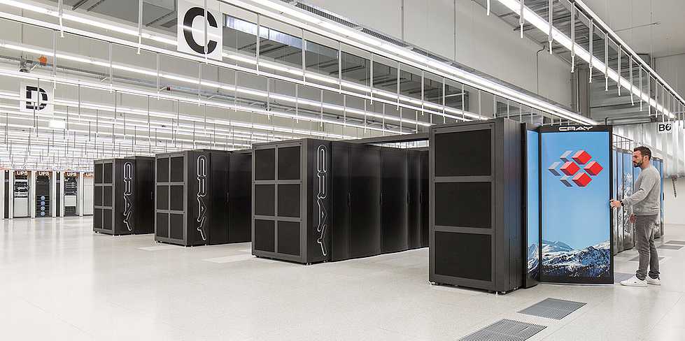 Enlarged view: Supercomputers at CSCS