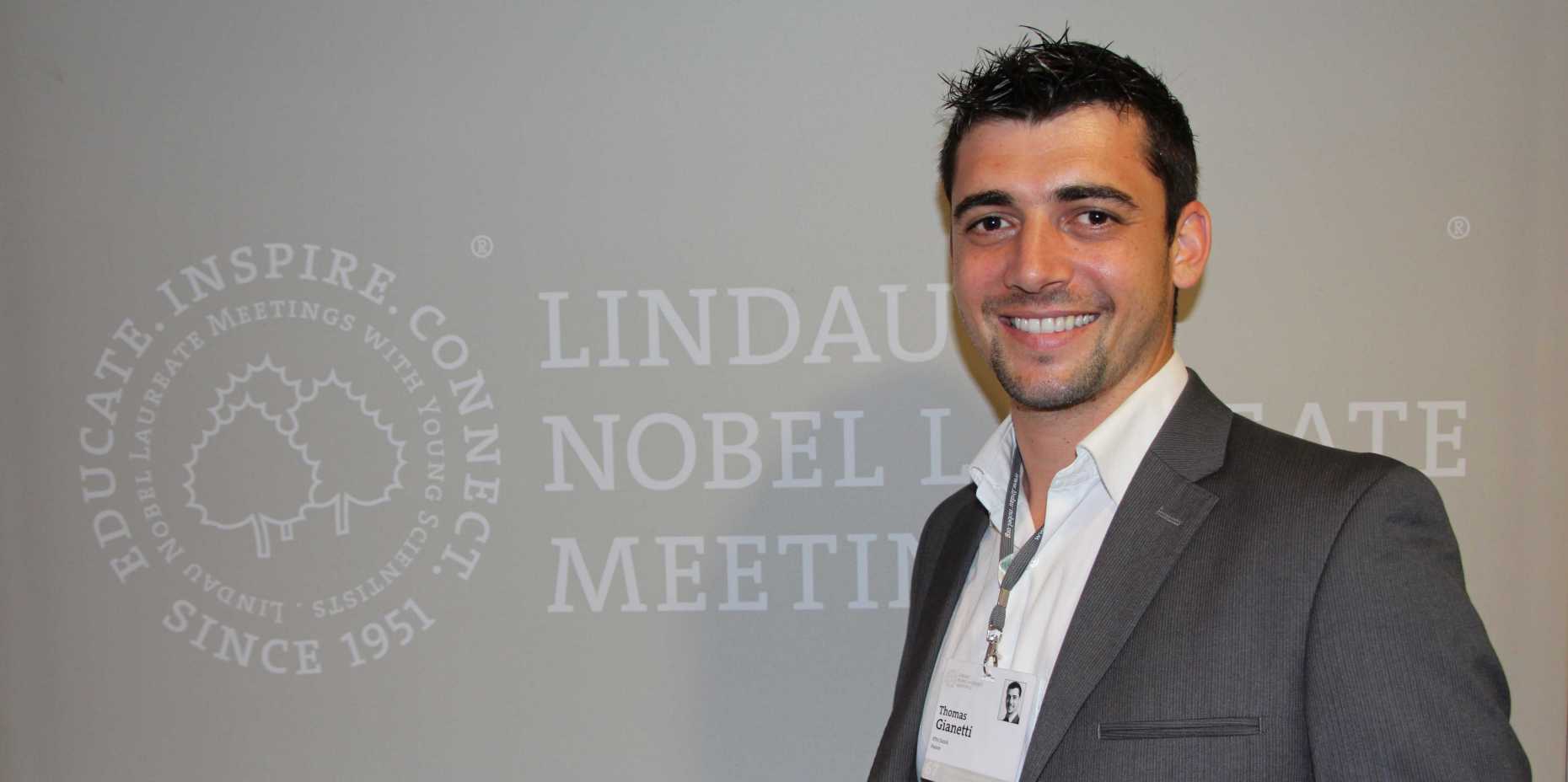 Thomas Gianetti at the 67th Lindau Nobel Laureate Meeting