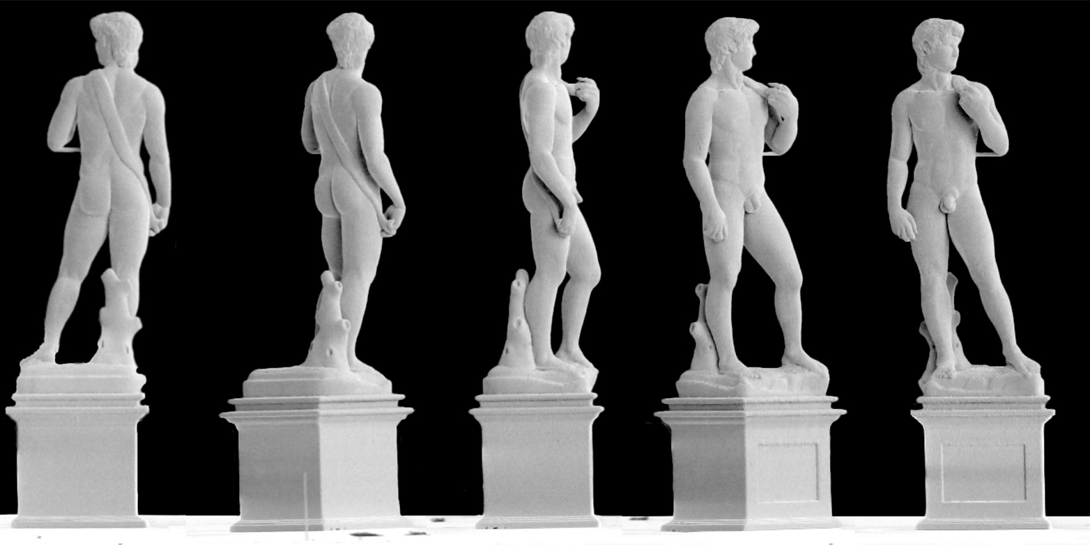 Michelangelo's David, 3D-printed in pure copper. (Image: Giorgio Ercolano/Exaddon)