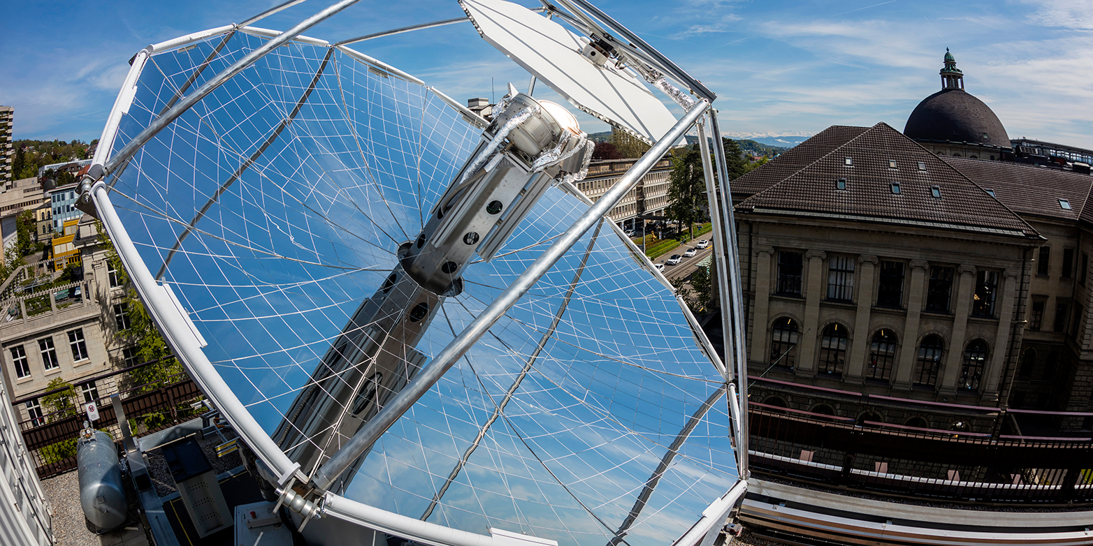 The research facility is located on the roof of the ETH building on Sonneggstrasse. ( Photograph : ETH Zurich / Alessandro Della Bella)