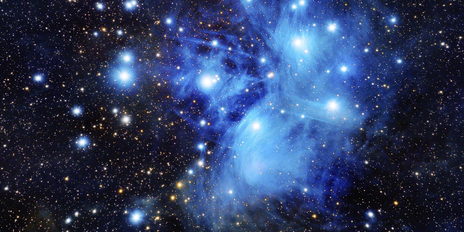 Stardust in the area of the Pleiades. (Photograph: Keystone / Miguel Claro / Science Photo Library)