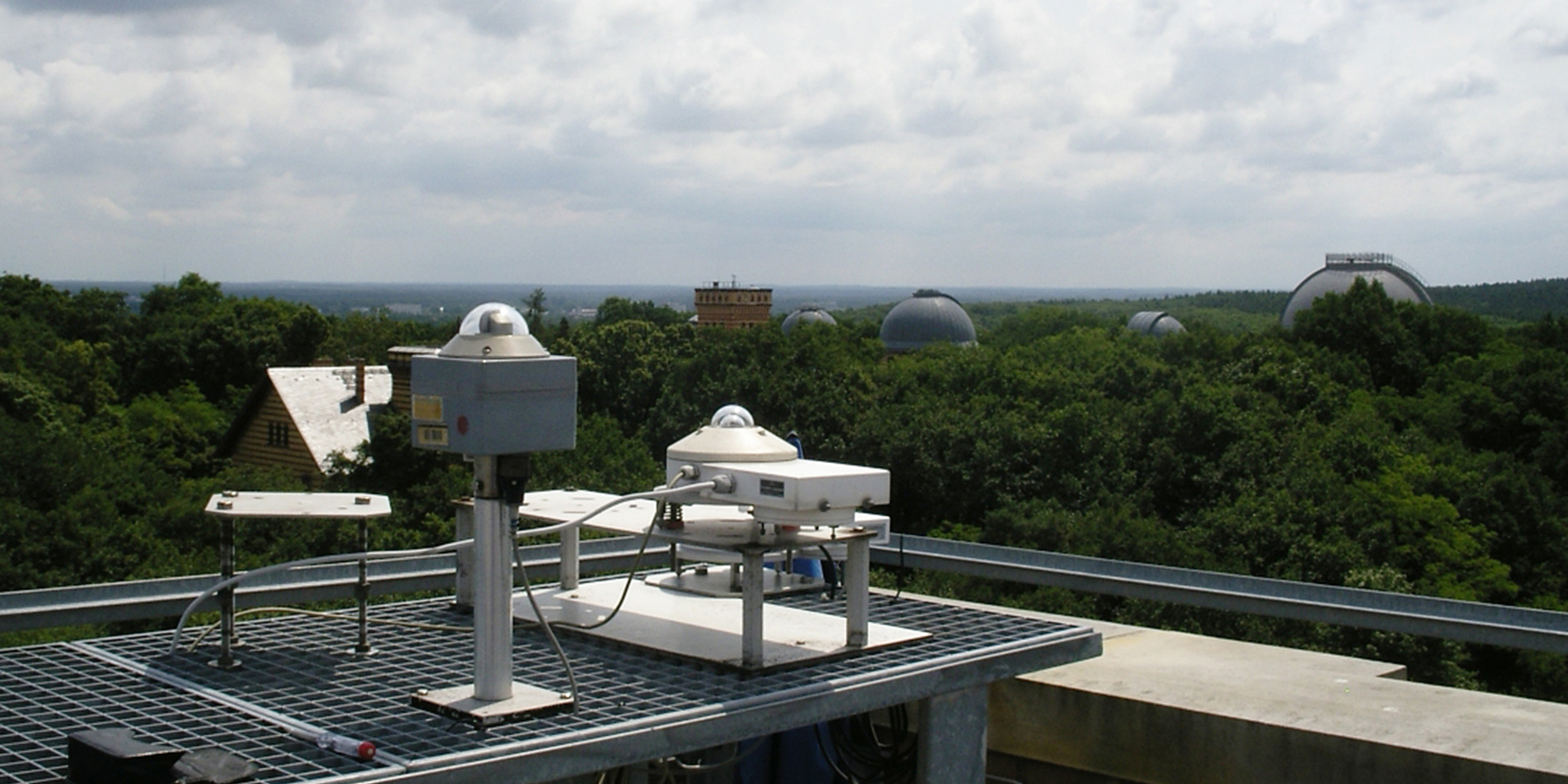 Observatory in Potsdam measuring solar radiation