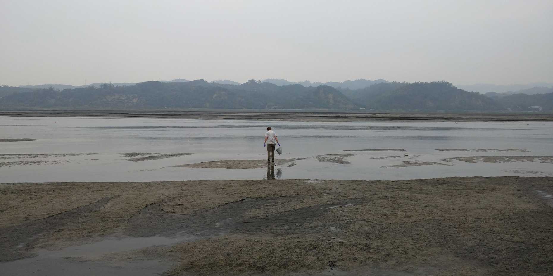 Man at Gaoping river
