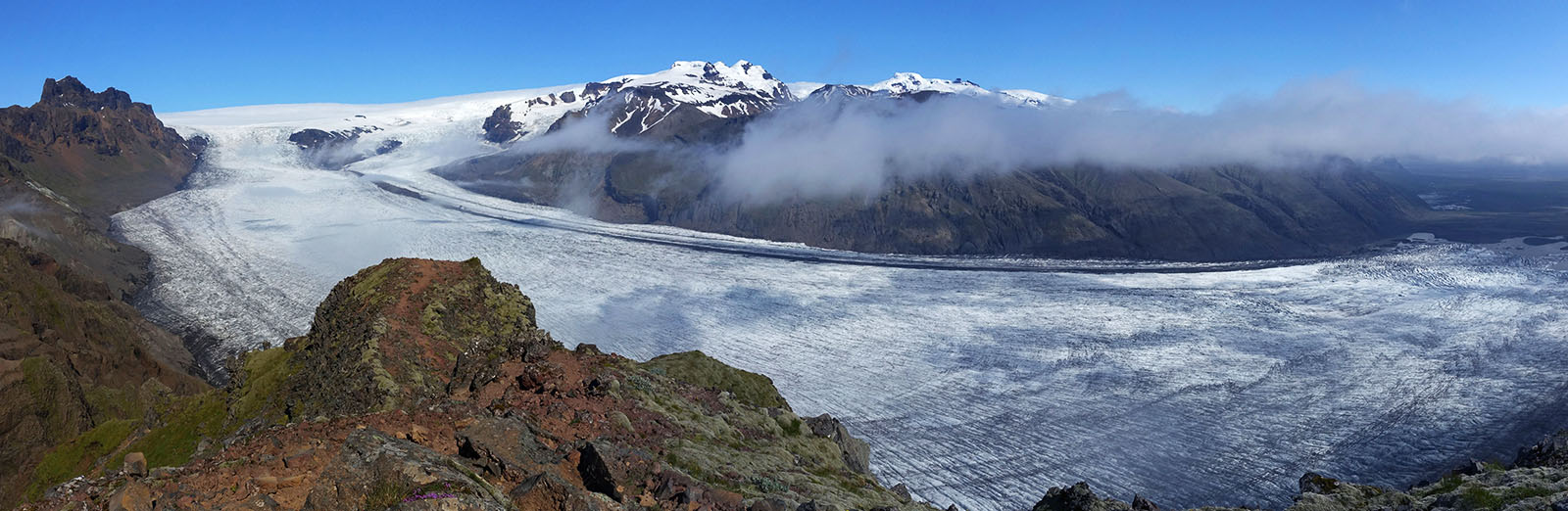 Iceland's glaciers - here Skaftafelljökull - have also rapidly lost mass over the past 20 years. (Photograph: P. Rüegg / ETH Zurich)