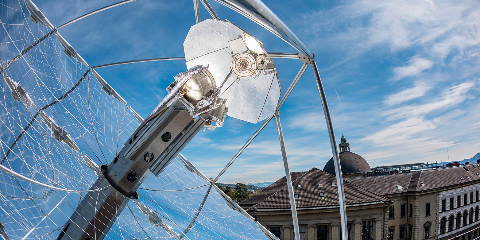 The solar mini-refinery at ETH Zürich has proven itself in two years of test operations. (Photograph: Alessandro Della Bella / ETH Zurich)