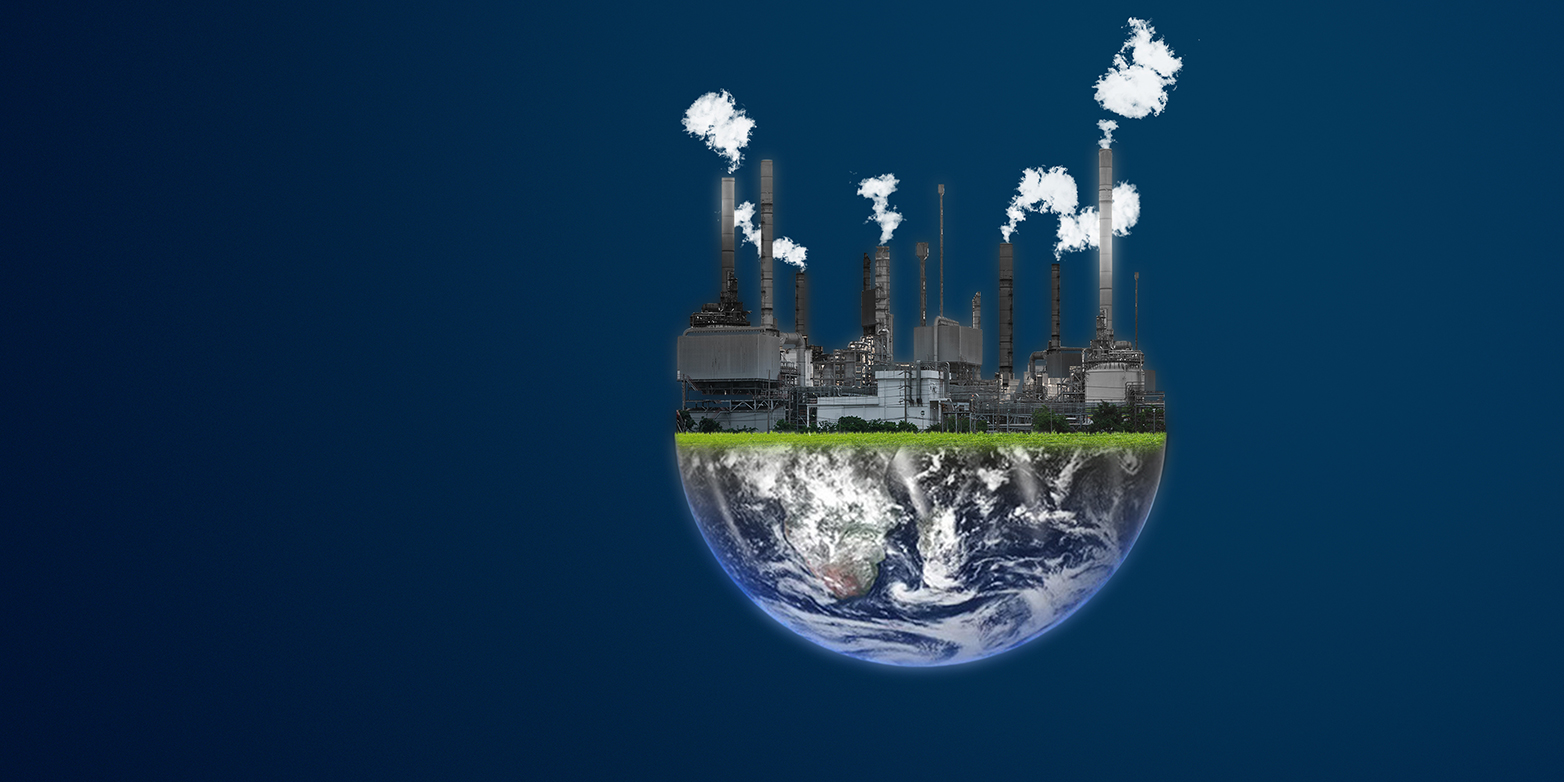 The vast majority of chemical production processes put the Earth's natural ecosystems under severe pressure. (Graphic: Adobe Stock)