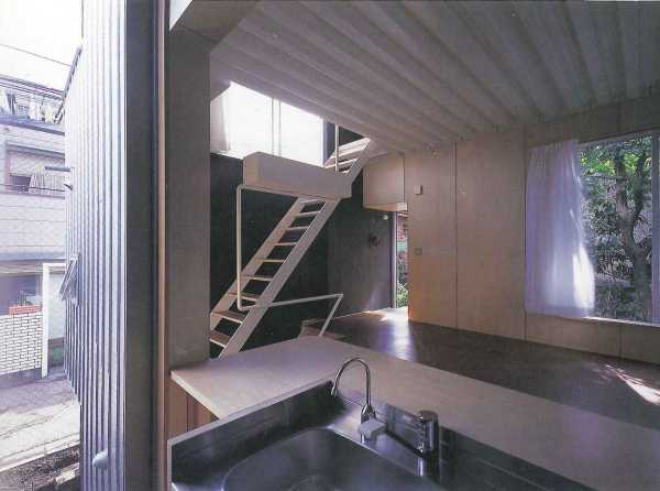 The interior of the Mini House