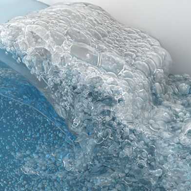 Realistic simulation of a foaming waterfall