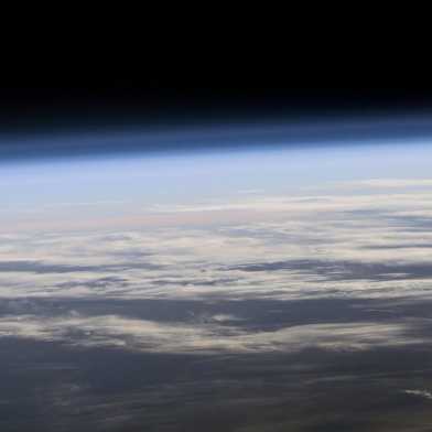 The Earth's ozone layer seen from space