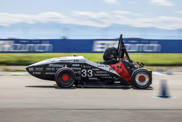 The self-built electric racing car 