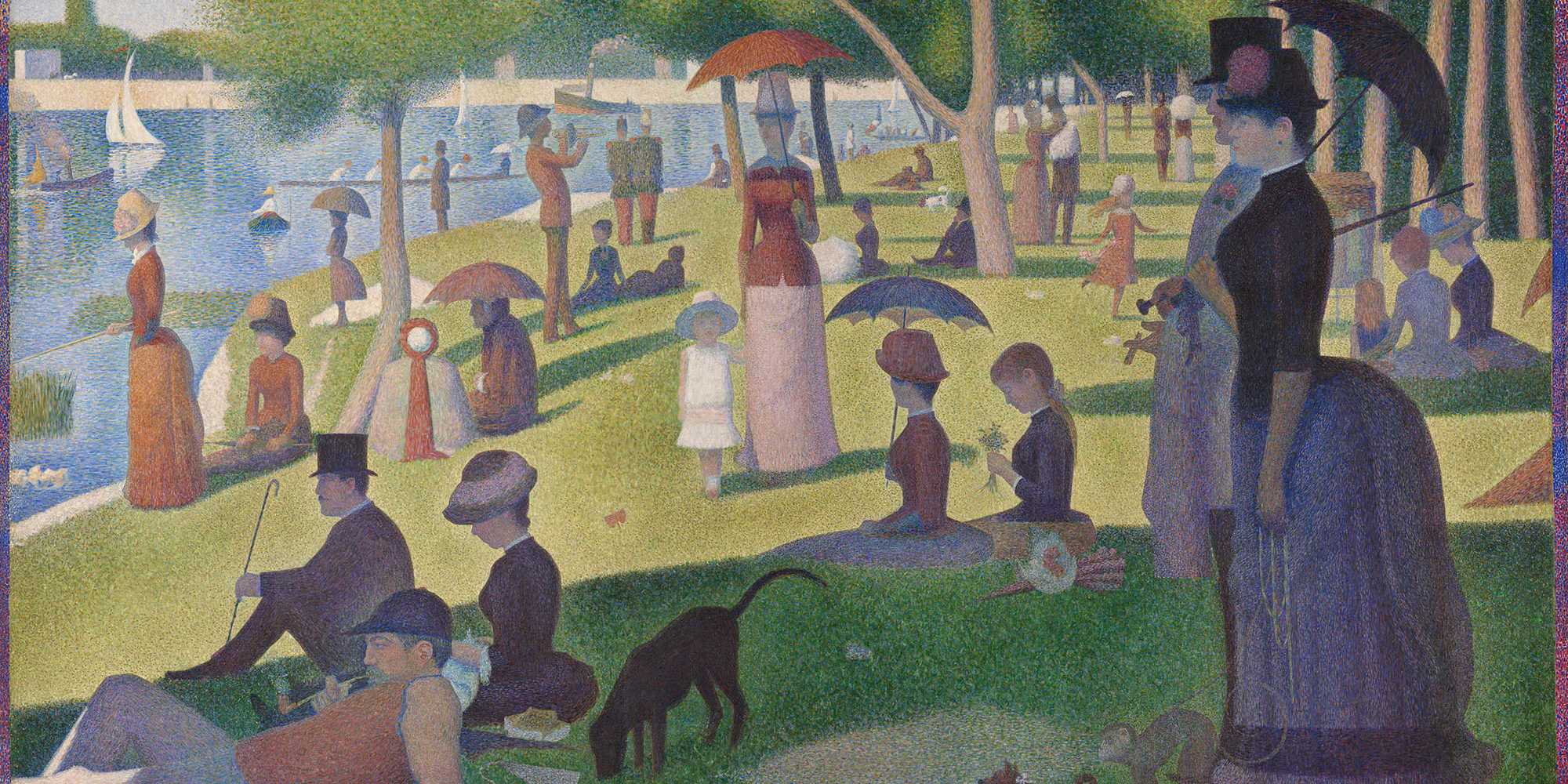 Painting “A Sunday afternoon on the island of La Grande Jatte” 