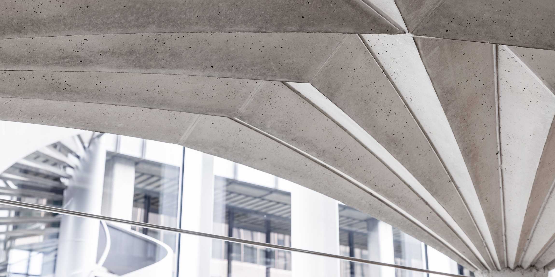 Folded vaulted ceiling