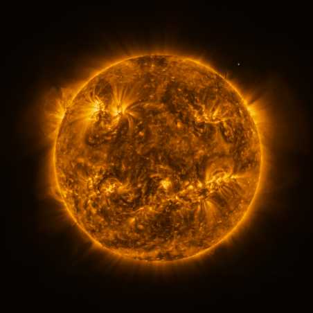 High-resolution image of the sun