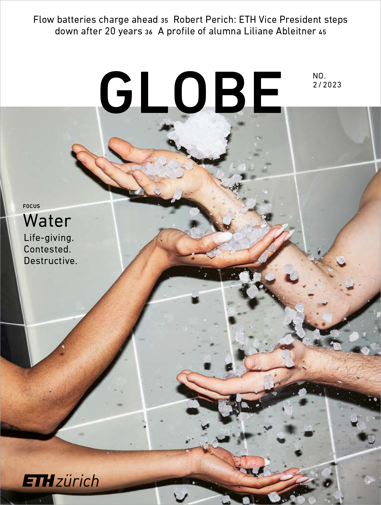 Globe issue 2023/02 under the title "Water" Download