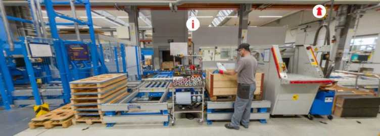 Enlarged view: Figure 1: Snapshot from a logistics "supermarket" in the ABB Baden factory, Switzerland