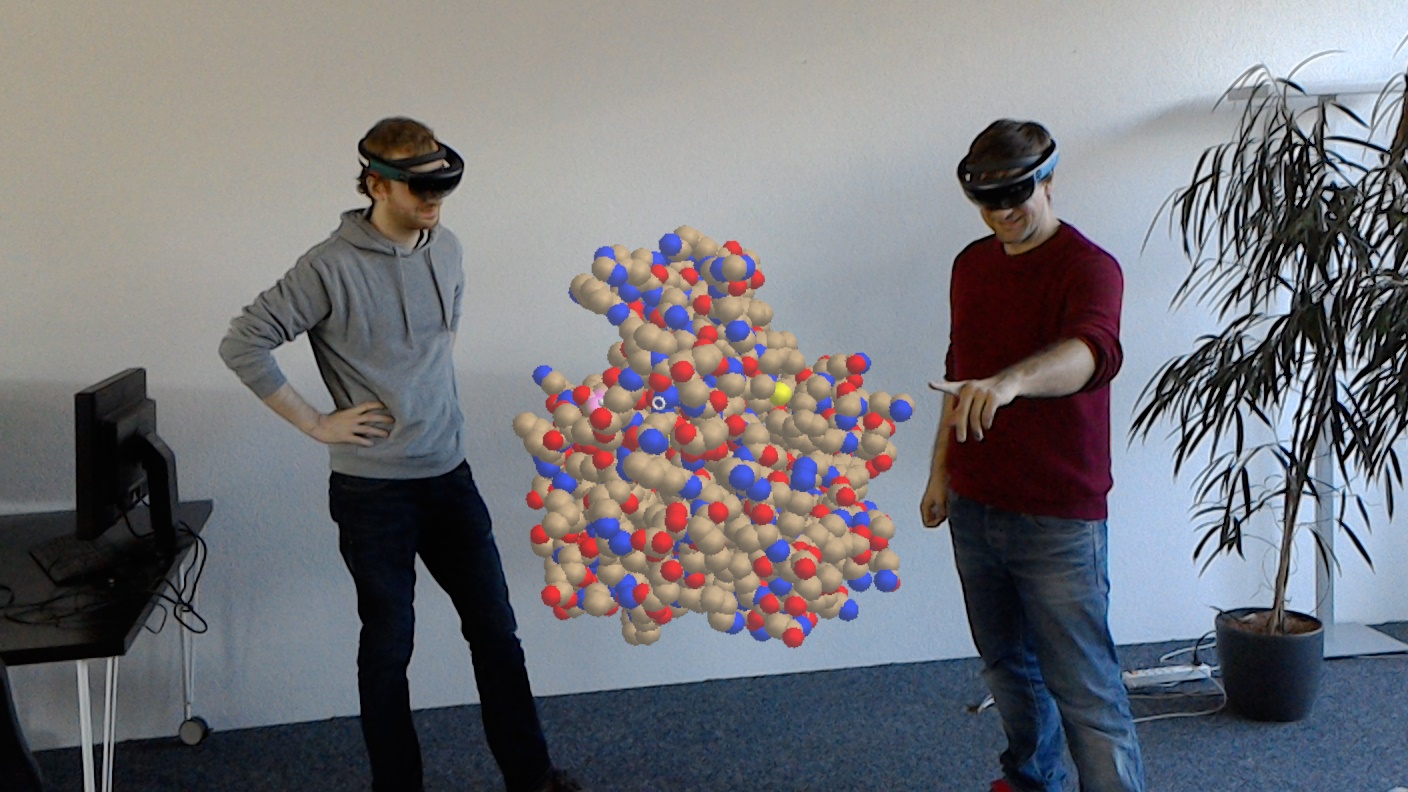 holoLens in use