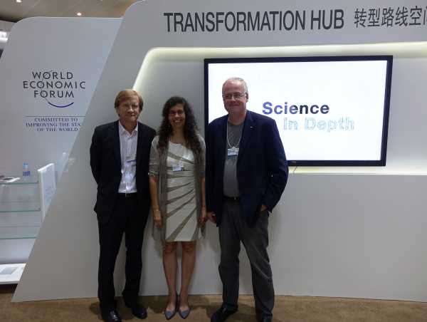 Enlarged view: ETH Zurich professors at WEF China