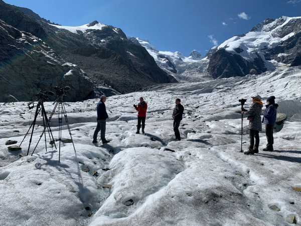 Enlarged view: Morteratsch Gletscher Gespräch 3