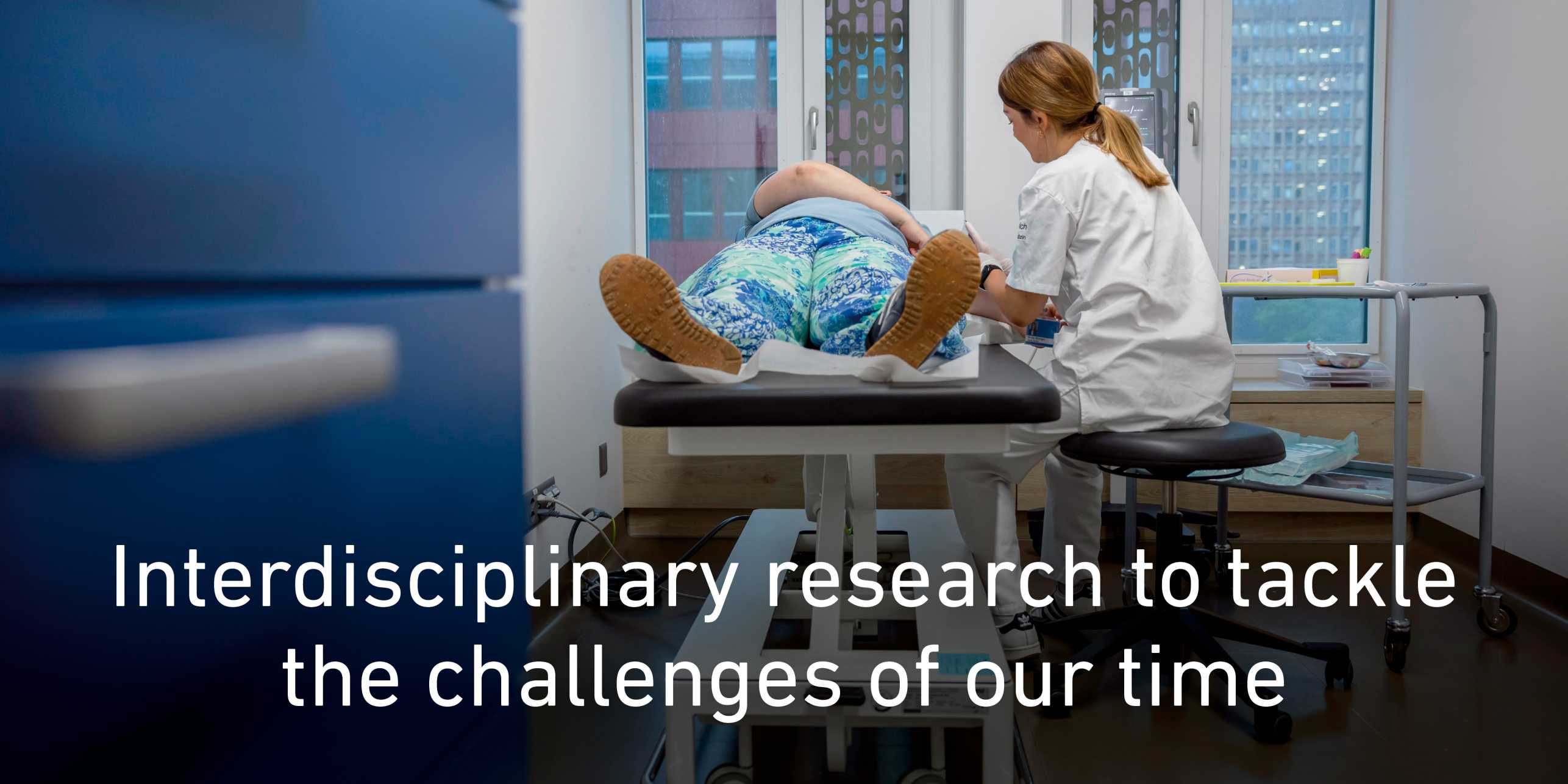Interdisciplinary research for tackling the challenges of our time. Link to the website of the press release: More space for clinical research