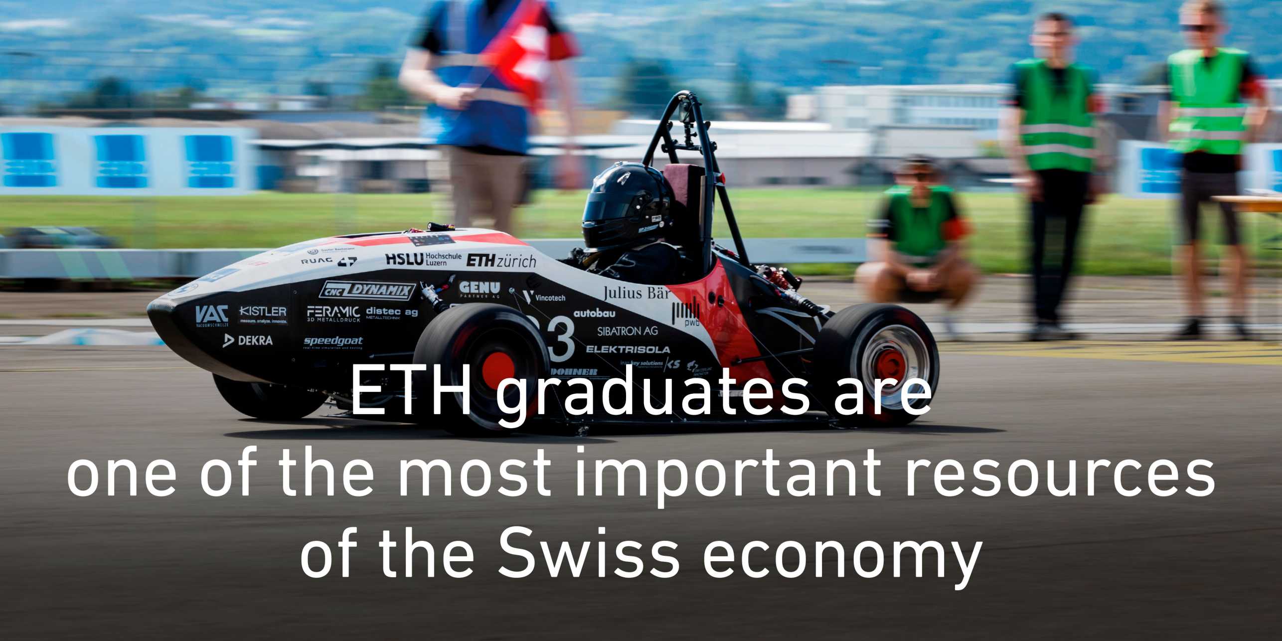 ETH graduates are one of the most important resources of the Swiss economy. Link to ETH News article about the acceleration record.