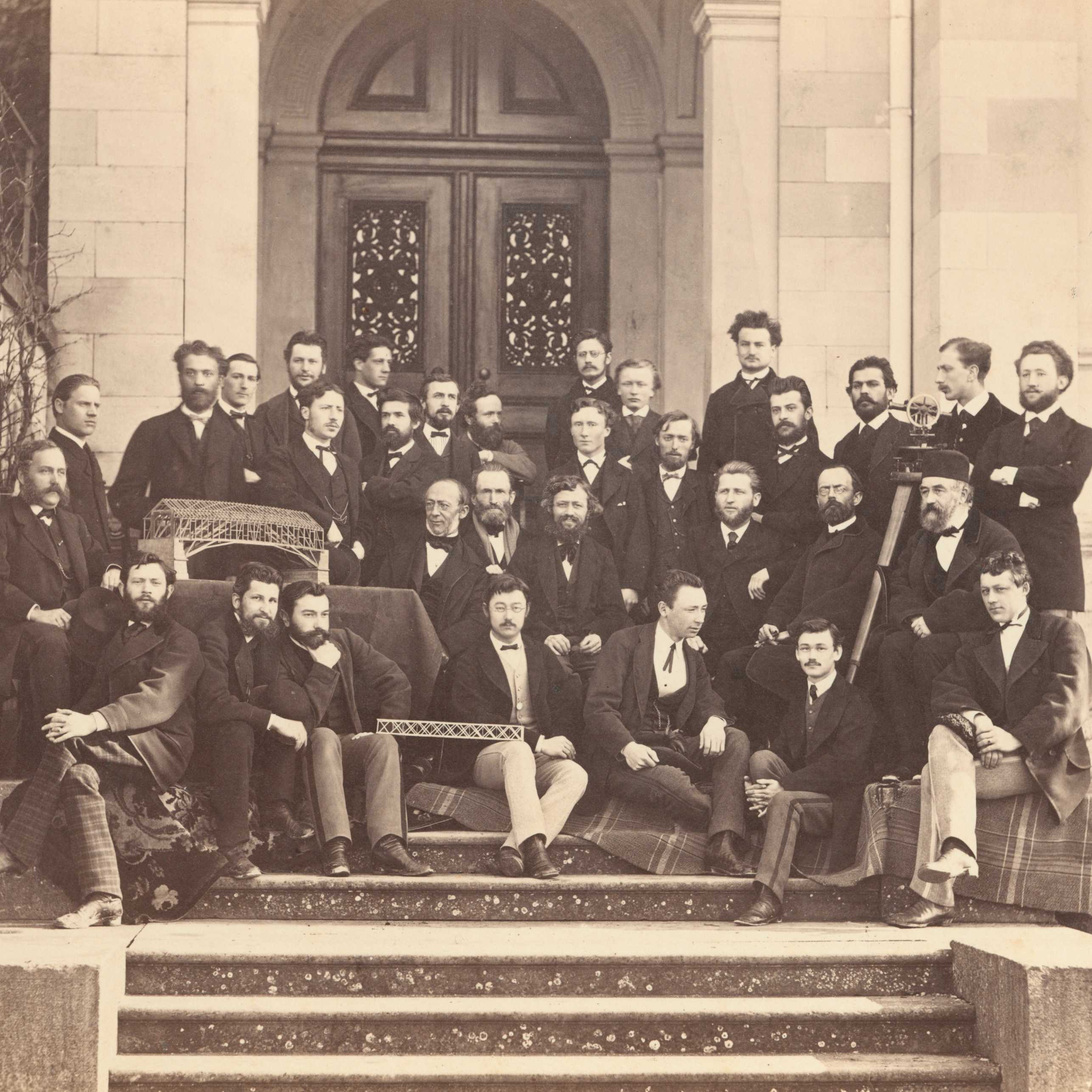 High performers of the future: students of the Federal Polytechnic School at around 1870.