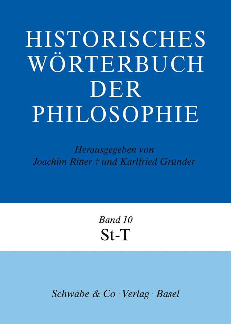 Neuer Zugriff Historisches Worterbuch Der Philosophie Online Services Ressourcen Eth Zurich