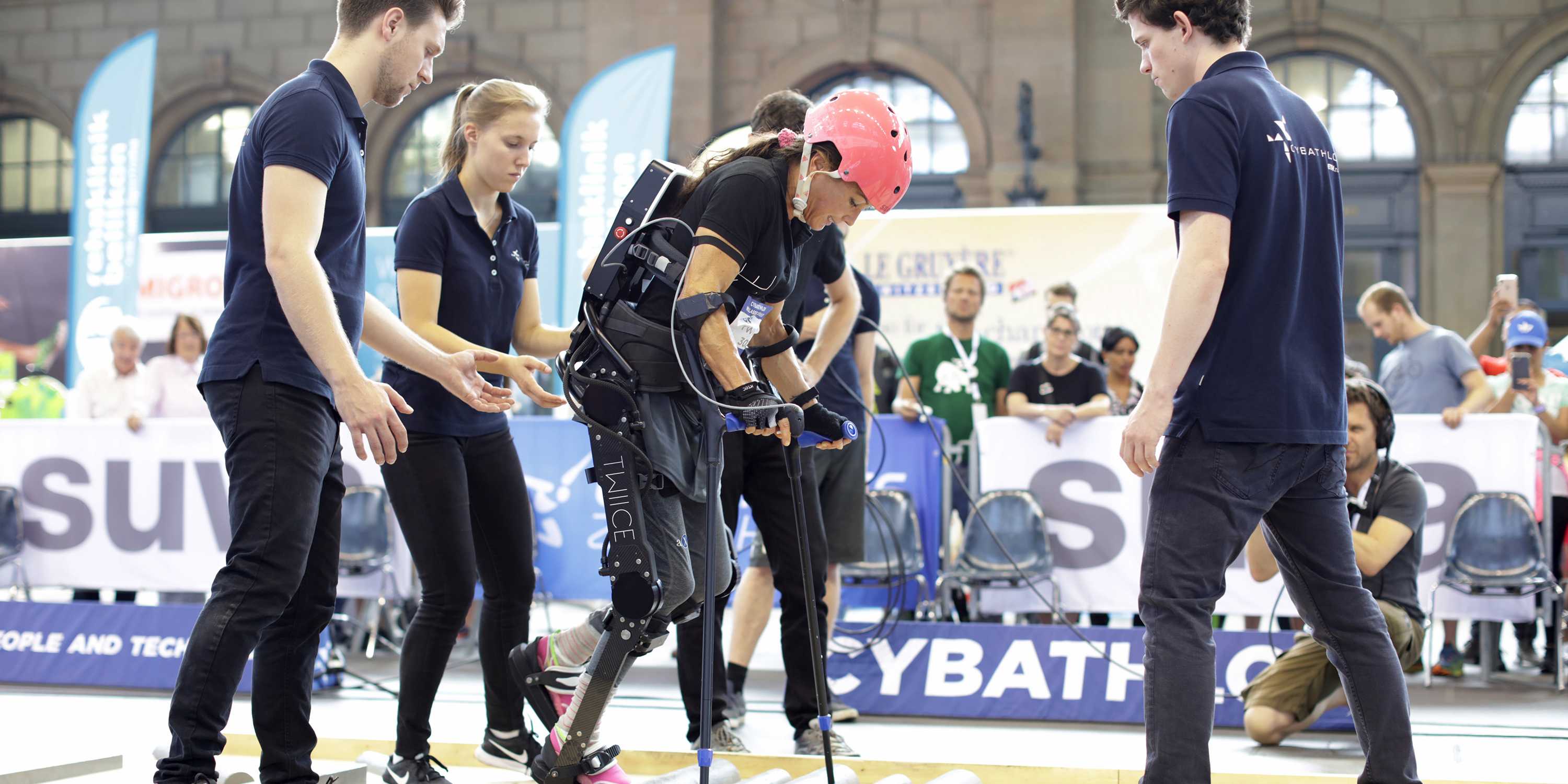 Wettkampfteam am Cybathlon