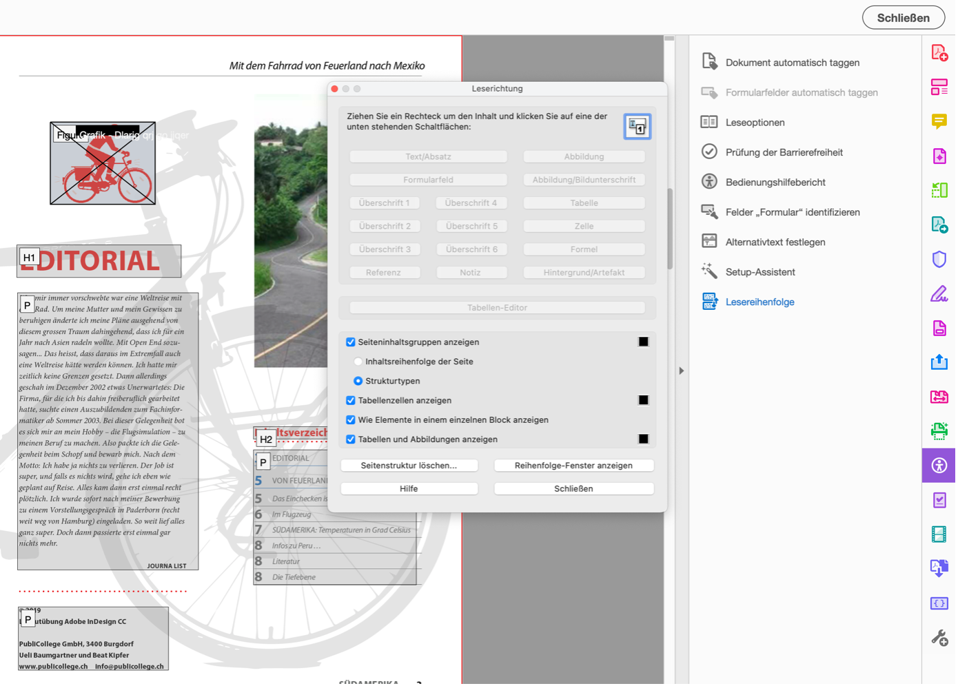 Barrierefreie PDF-Dokumente aus Indesign – Staffnet