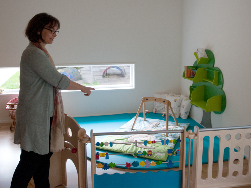 The new baby corner is bright and inviting. (Photo: ETH Zurich/Florian Meyer)