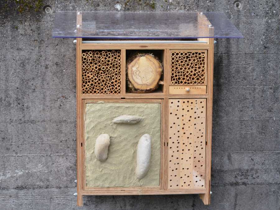 Enlarged view: a haven for wild bees