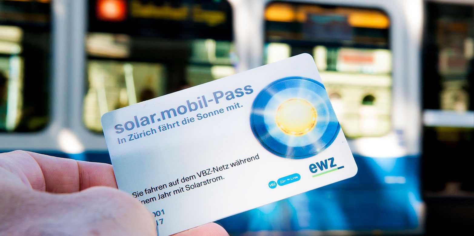 Enlarged view: Jetzt können ETH-Angehörige noch nachhaltiger pendeln: Mit dem «Solar.mobil-Pass». (Bild: Josef Kuster/ETH Zürich)