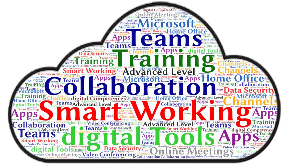 Collaboration in the digital working environment. (Collage: Urs Spätig / ETH, IST )