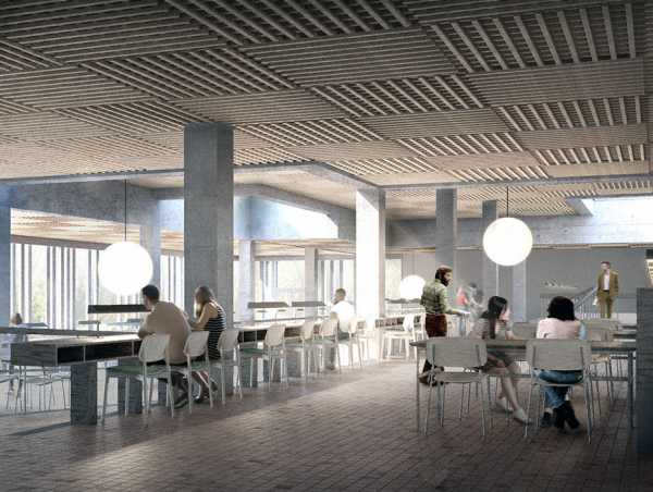 The Mensa Polyterrasse will be directly and easily accessible. (Graphic: MM Krucker Ghisleni)