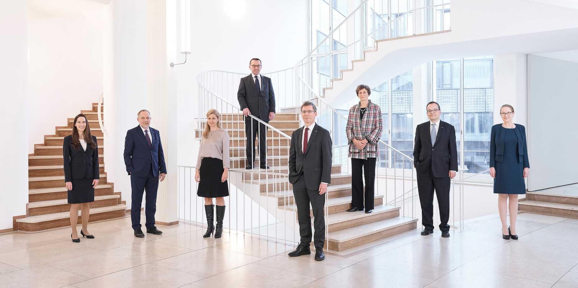 The Executive Board of ETH Zurich 2021 (Image: ETH Zurich / Markus Bertschi)